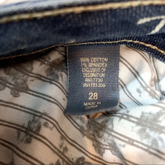 Converse One Harrison Boyfriend Denim Jeans Sz 28 - Picture 6 of 6